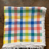 6 vintage antique napkins