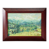 Bad Tölz, Gaißach, 1978 – Oil painting by Alexander Michael