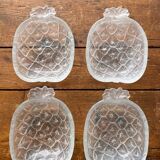 Set 4 pineapple cups