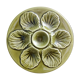 Vintage French Oyster Plate in grass green Majolica