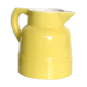 Water pitcher yellow ceramic, 1960s vintage French