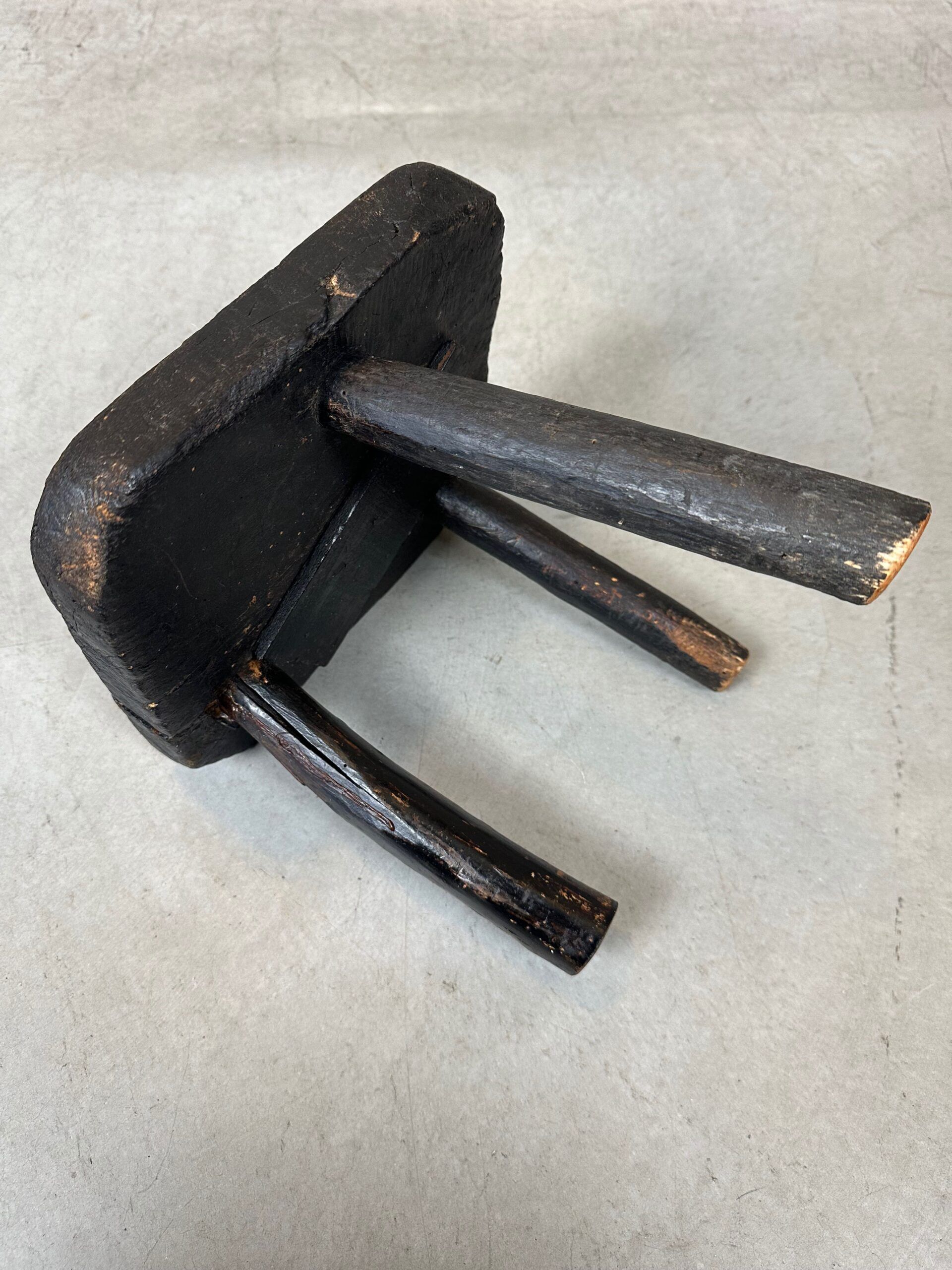 Vintage brutalist stool