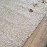 Ancien tapis Beni Ouarain tissé main 180 x 125 cm