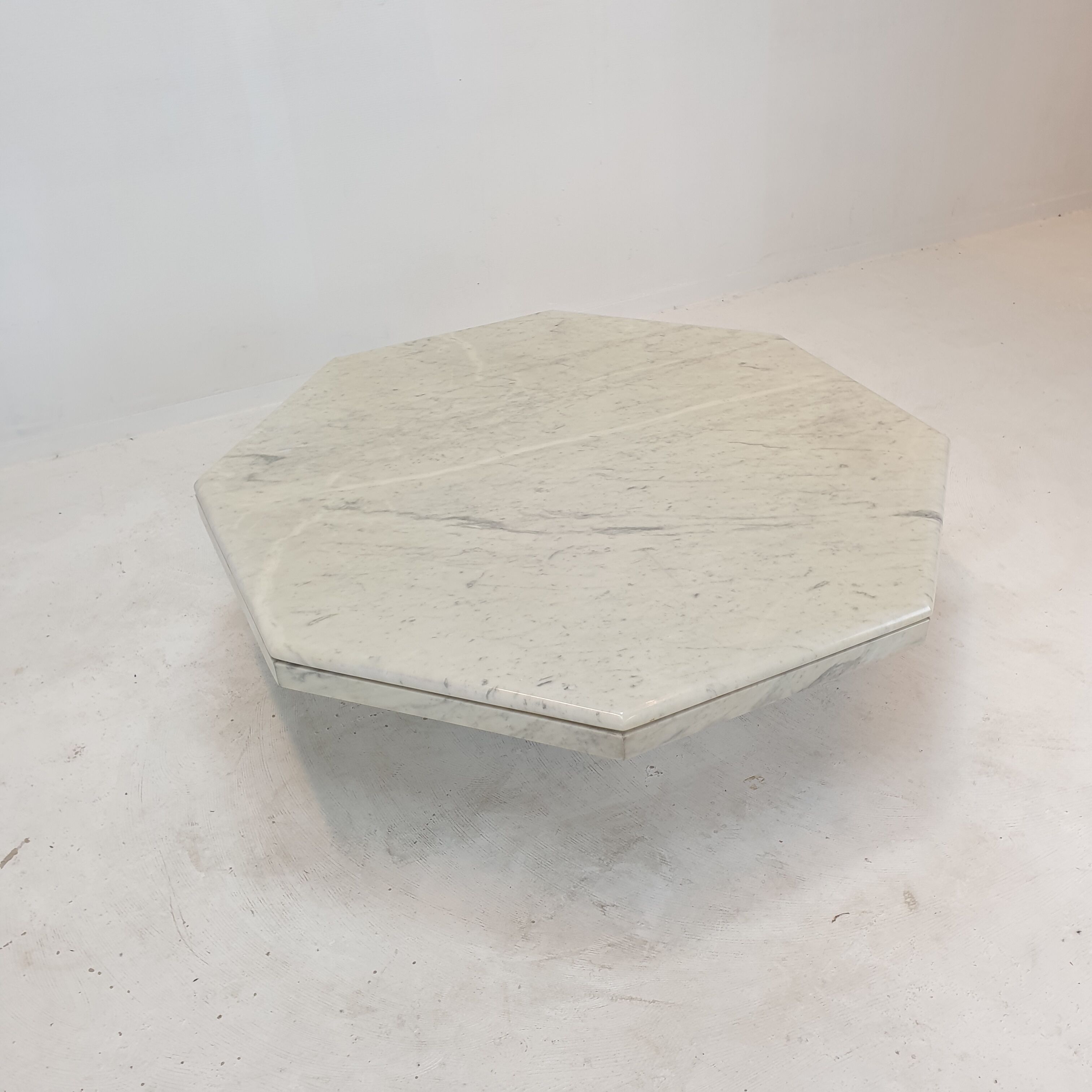 Italian Marble Octagon Coffee Table, 1980's