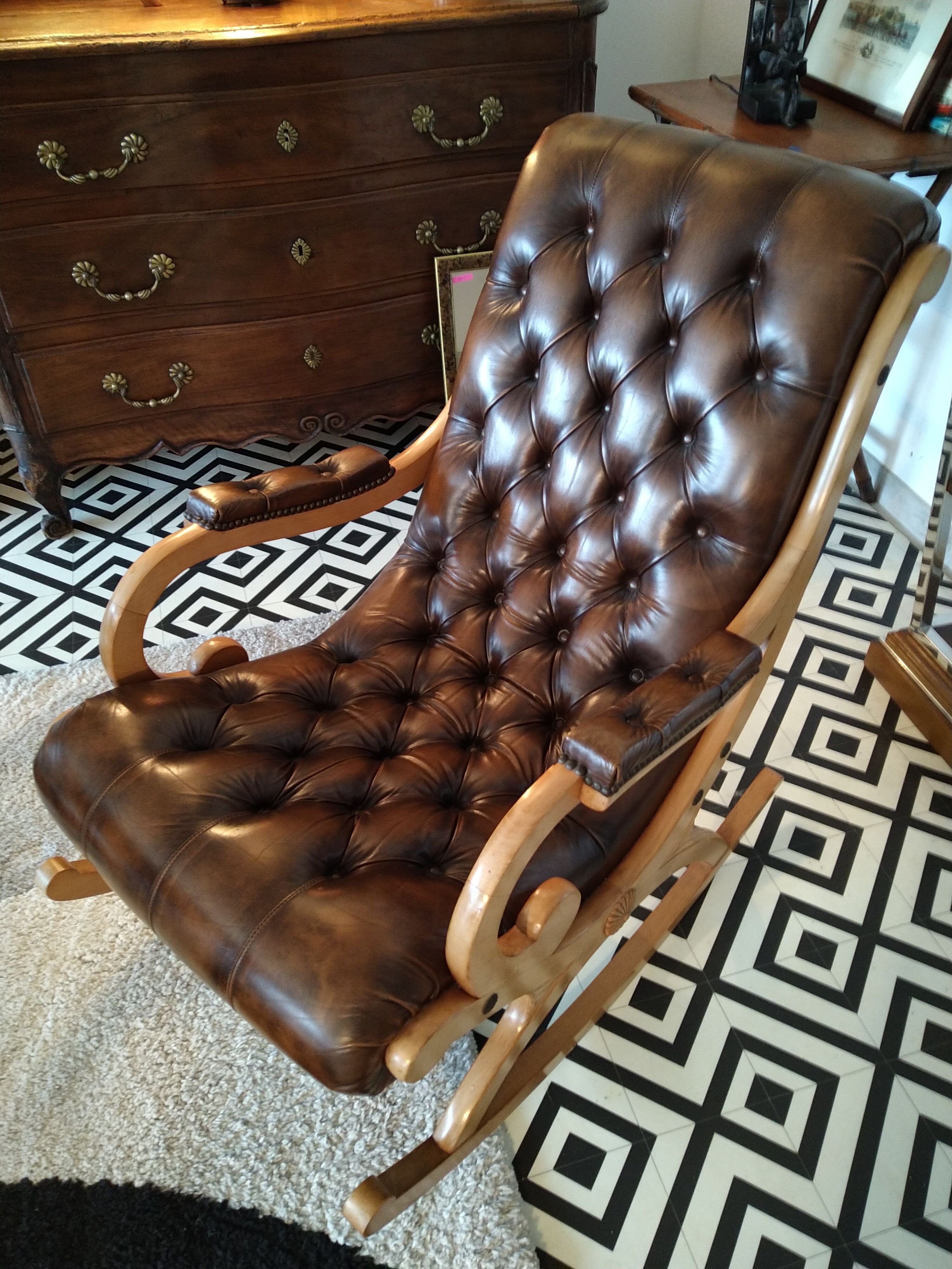 Rocking chair Chesterfield