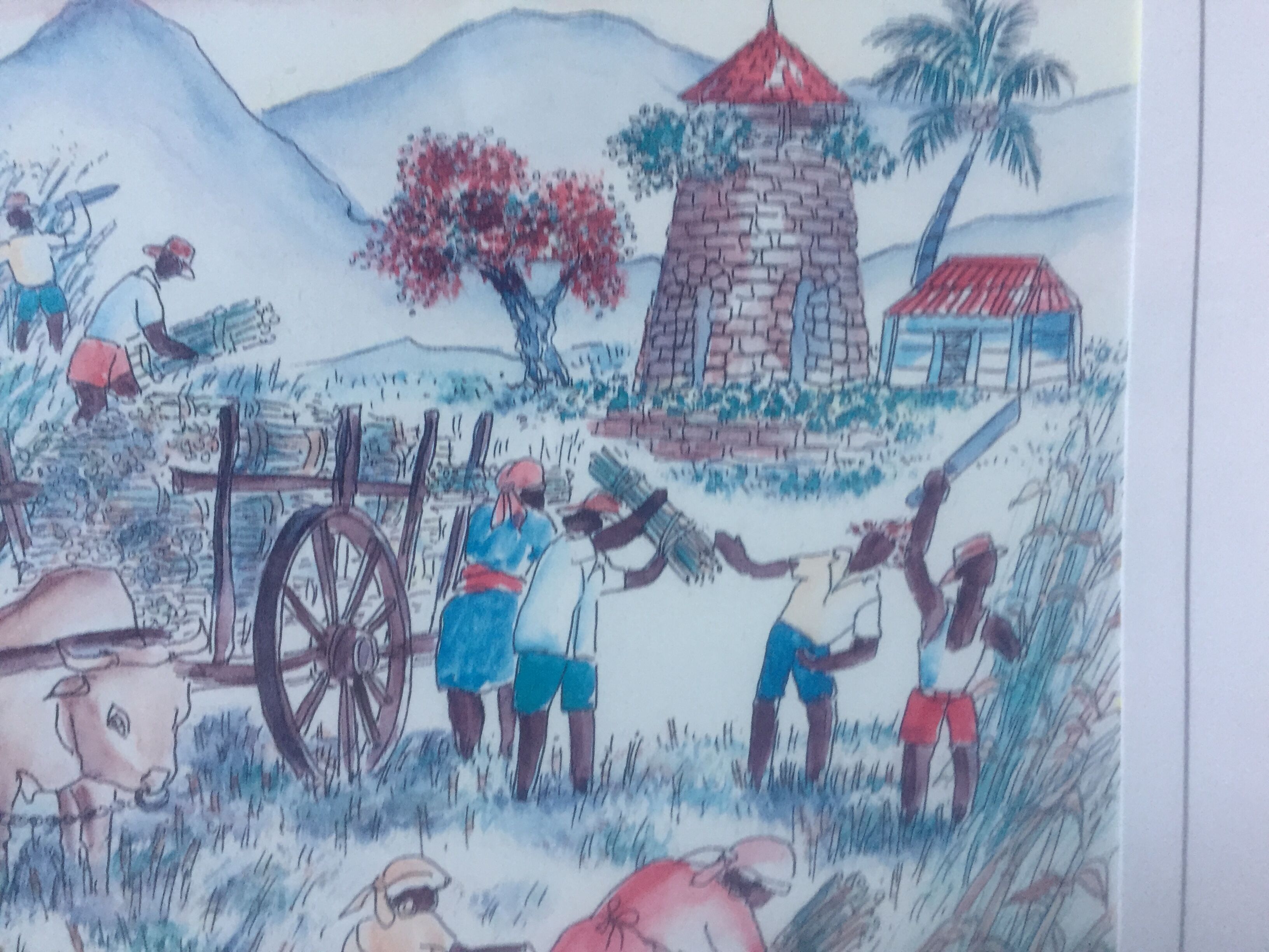 Lithograph on paper, original and signed by Martine Cotten