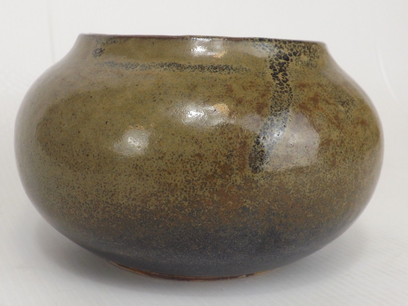 1983 sandstone cut enamels shiny and glaze cooking inside Bullée,Signed