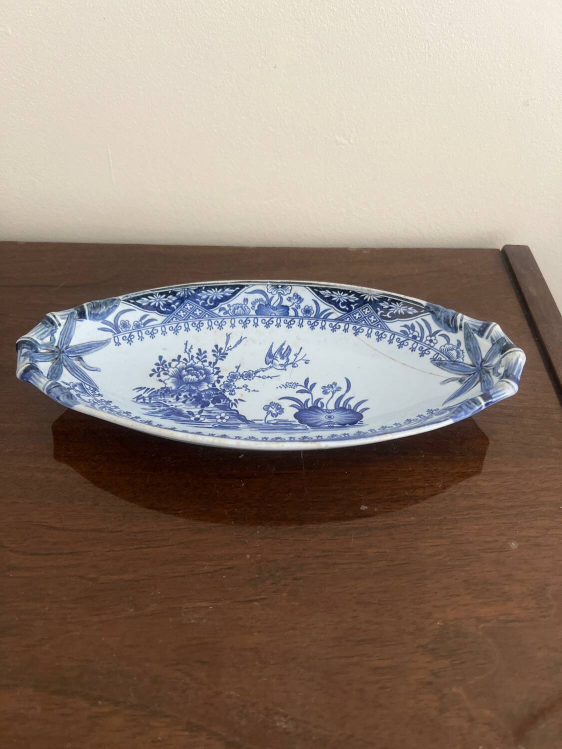 Ravier Creil and Montereau blue model Yedo