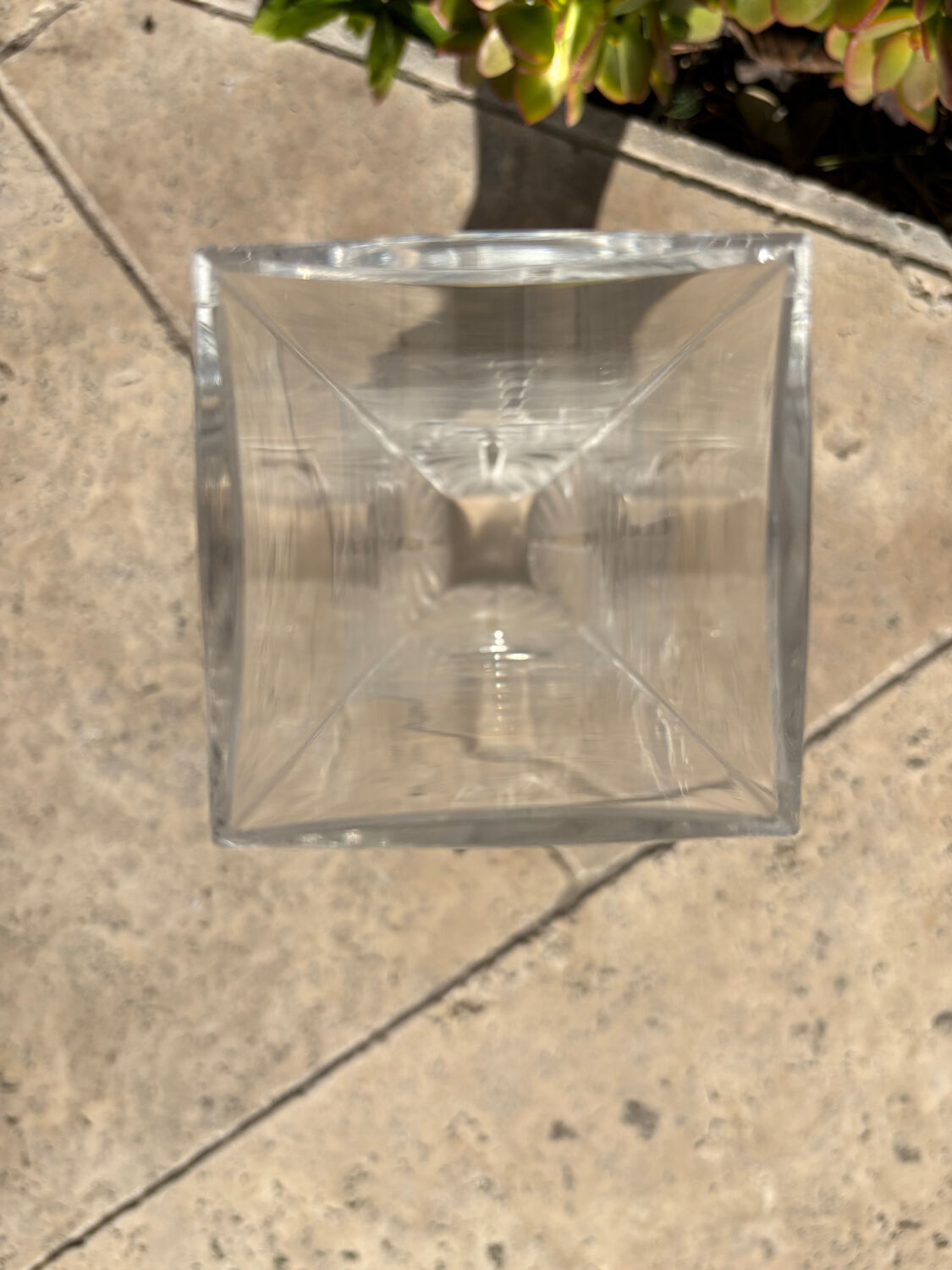 LALIQUE Vase France "Floréal" Satin and Clear Crystal — Signed