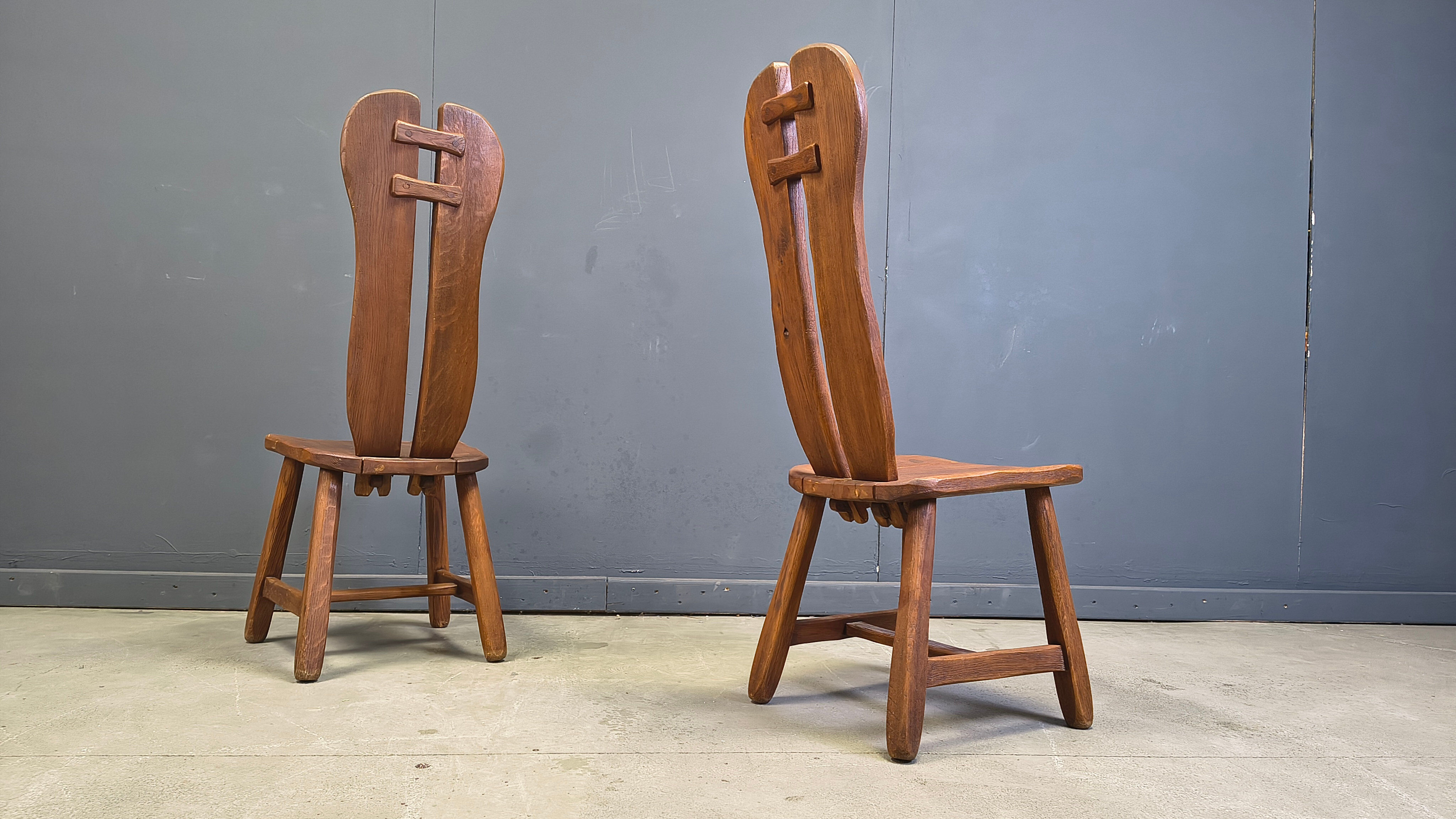 Vintage dining chairs by Depuydt, Belgium, 1960s