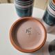 Set of 5 Ceramic Glasses Yvon Roy Dlg Capron Picault