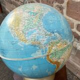 Light Globe vintage world map Illumina 1965