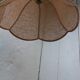 Hanging lamp flower in rafia