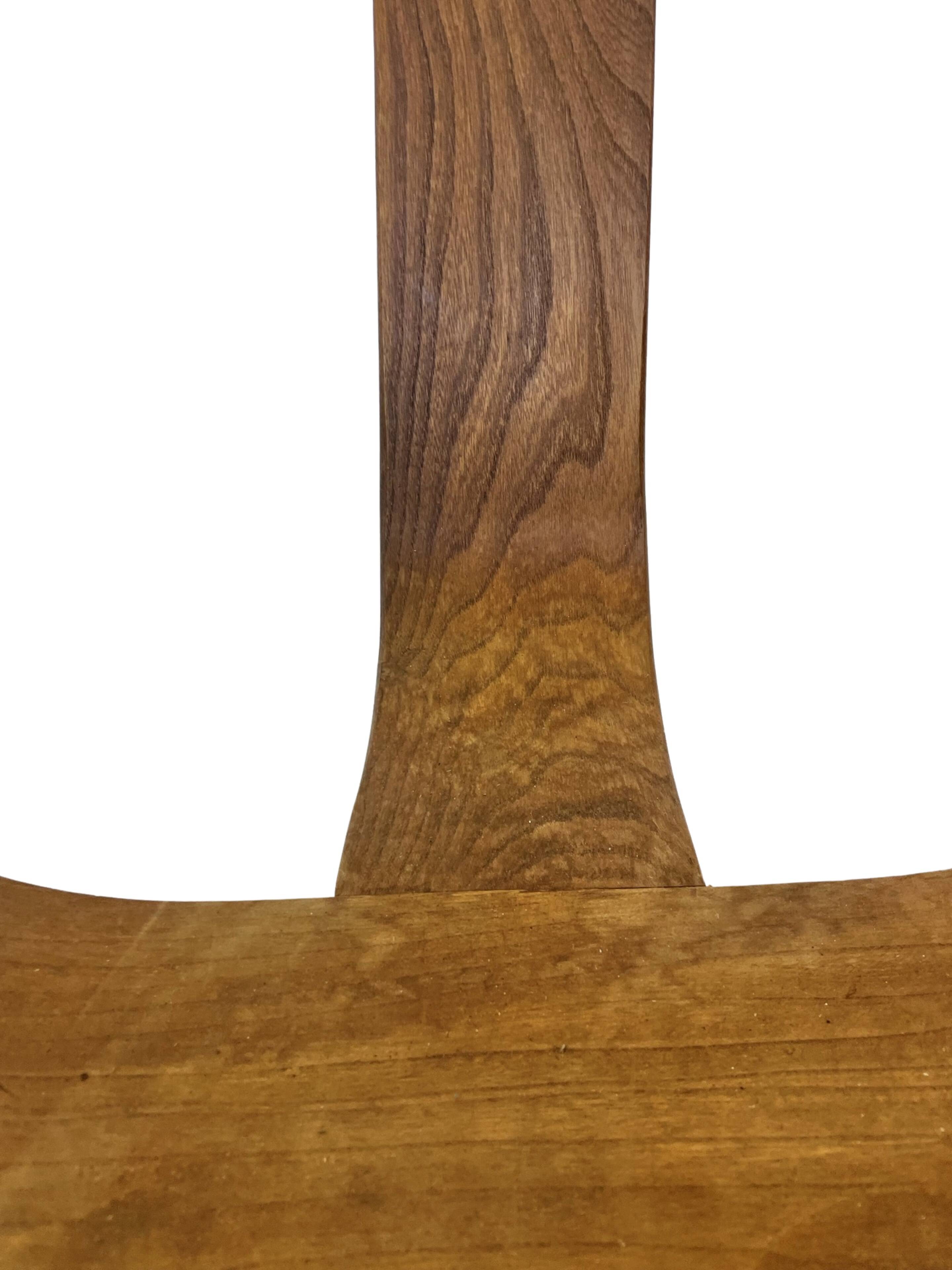 Vintage Spanish chair  stool brutalist design
