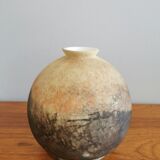 Vase verre soufflé, verrerie de Vianne