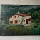 Oil painting on canvas