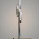 Iconic floor lamp by Gaetano Sciolari, chrome, 1970s - Space Age vintage