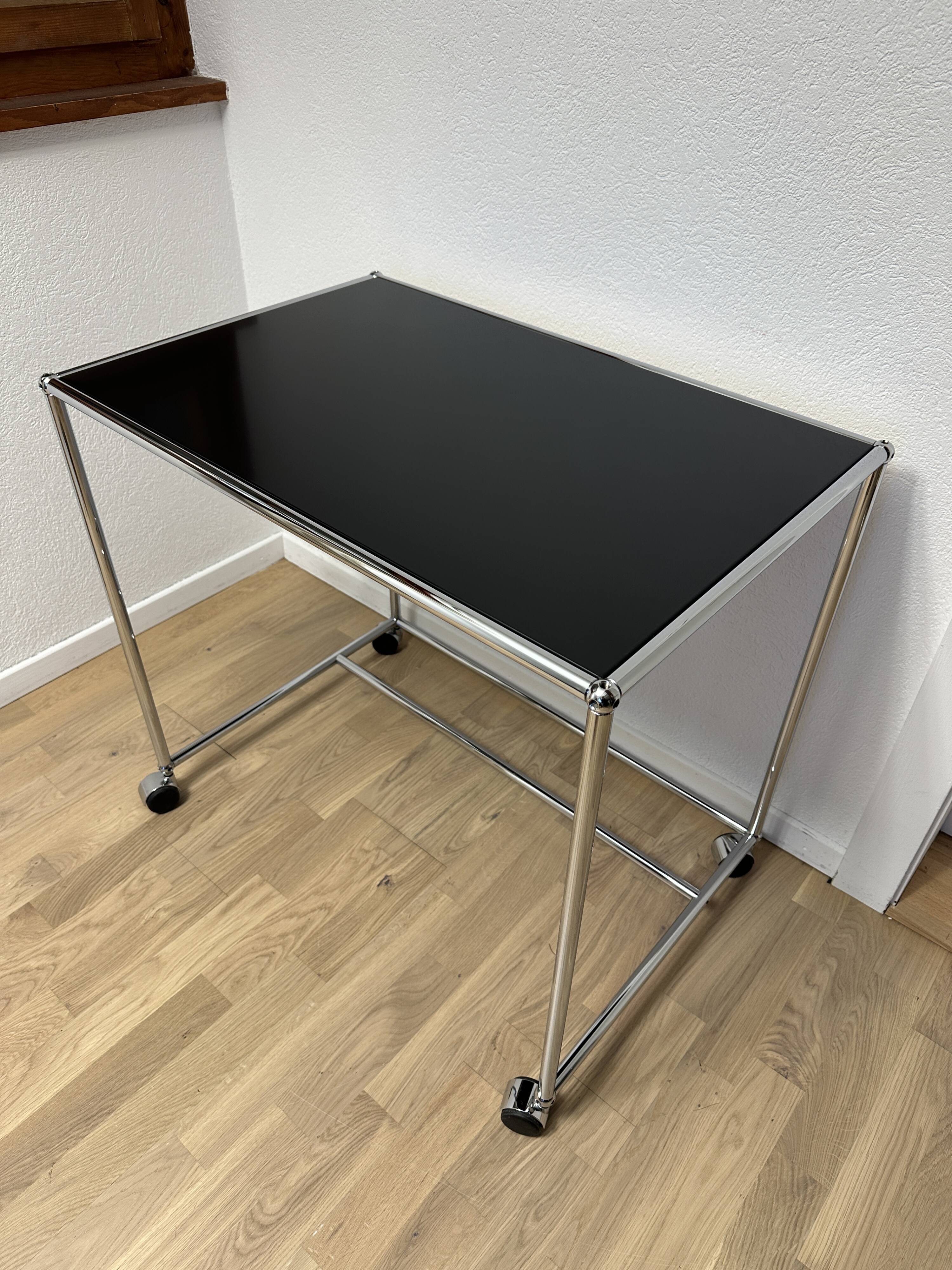 USM Haller Desk / Side Table in Graphite Black