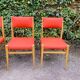 Ensemble de 4 chaises vintage