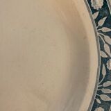 6 hollow plates art nouveau Creil and Montereau Labrador Warsaw 19th