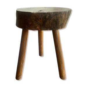 tabouret tripode brutaliste