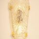 Set of 3 large angular wall sconces in Murano glass by Hillebrand, Germany, 1960s.