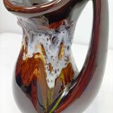Vallauris Ewer Vintage Glazed Ceramic Vase 50' 60' – 28 cm