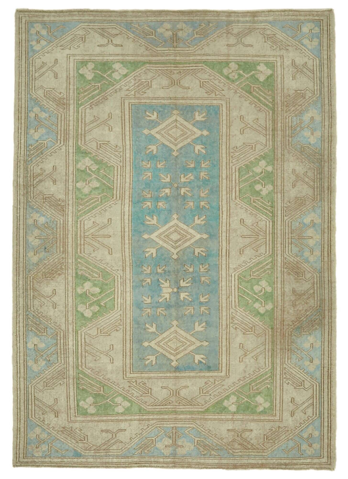 Turkish Vintage Anatolian Rug 169 cm x 242 cm