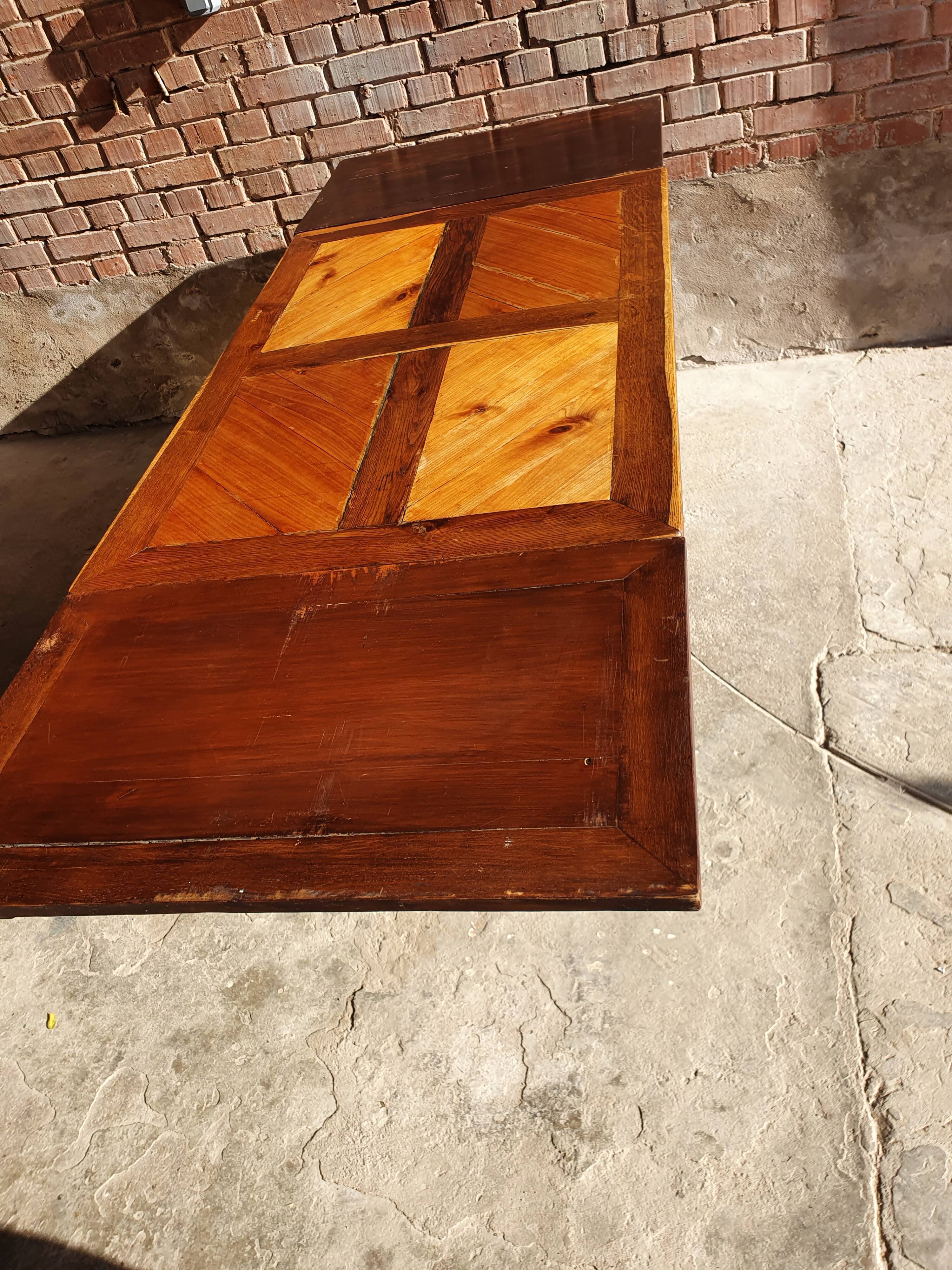 Old vintage farmhouse table