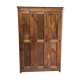 Vestiaire de métier des années 20 en bois brut