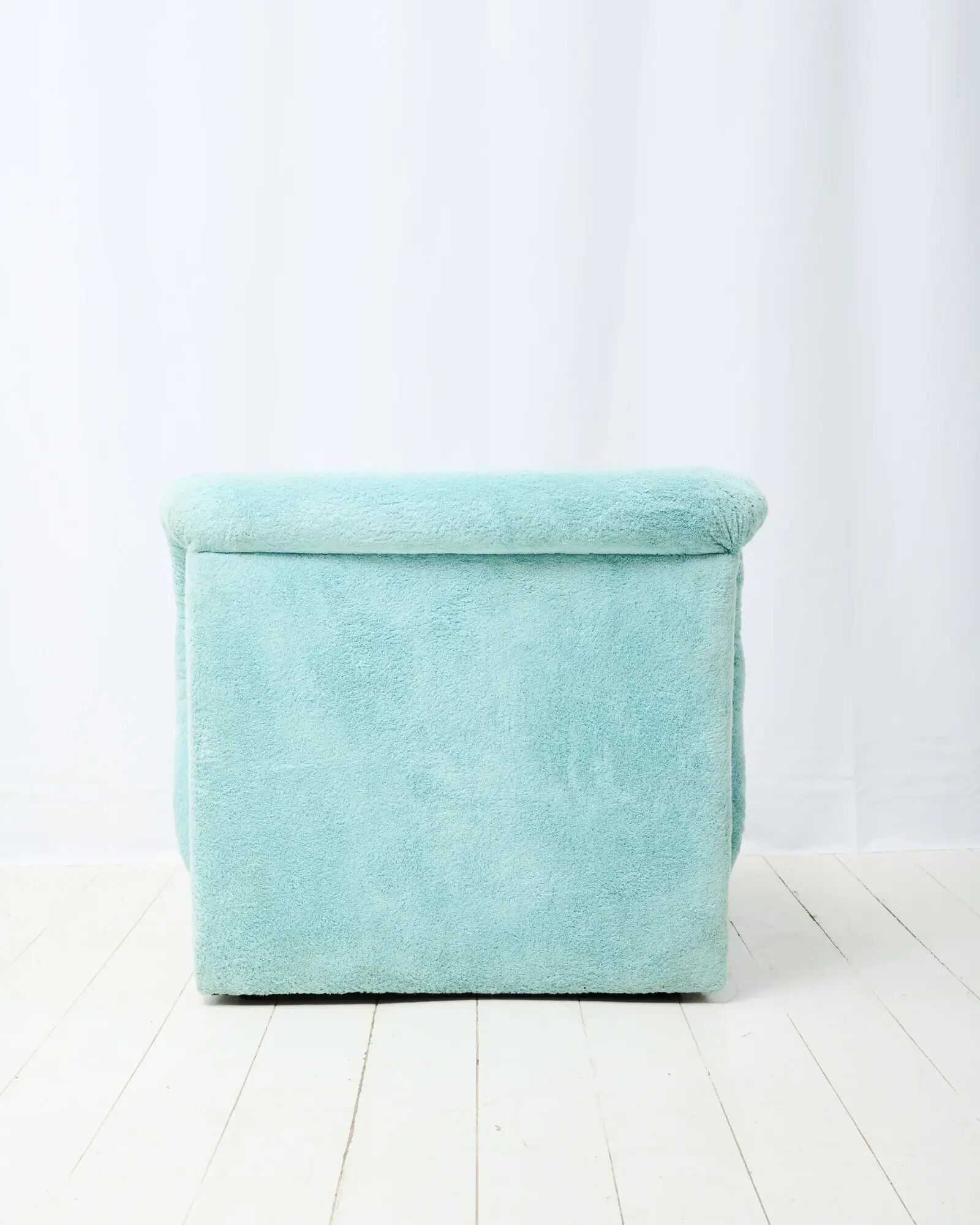Blue armchair, Doimo Salotti, 1970s