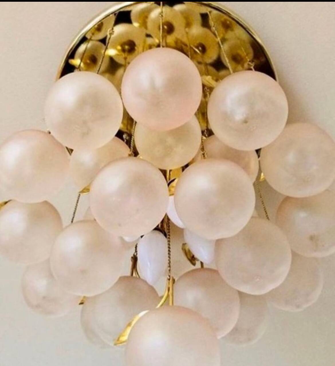 Suspension Laiton et verre