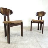 Vintage German wooden dining chairs, 1970s