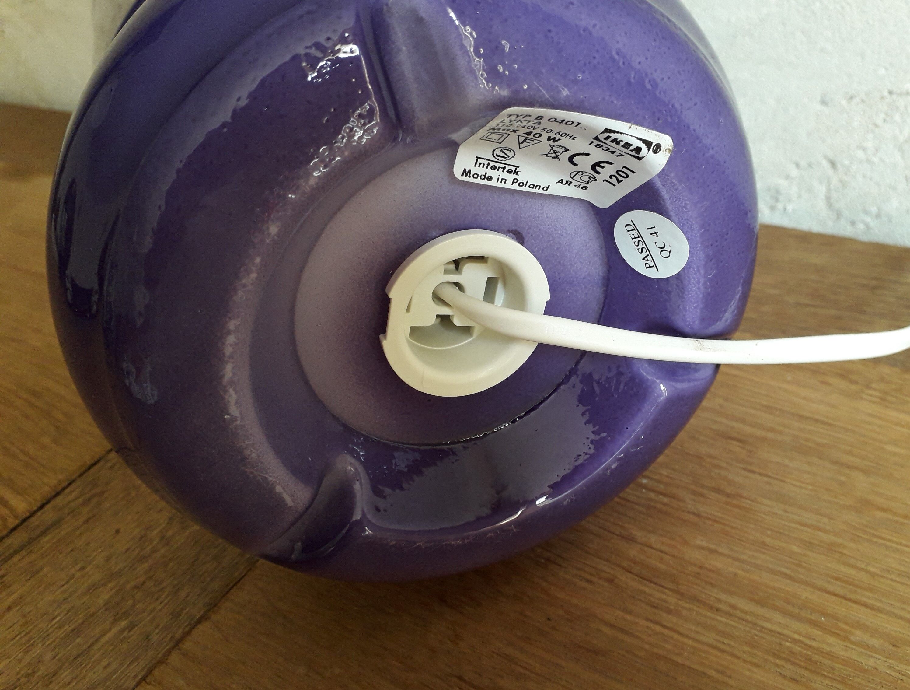 Lamp ikea purple model lykta 90s