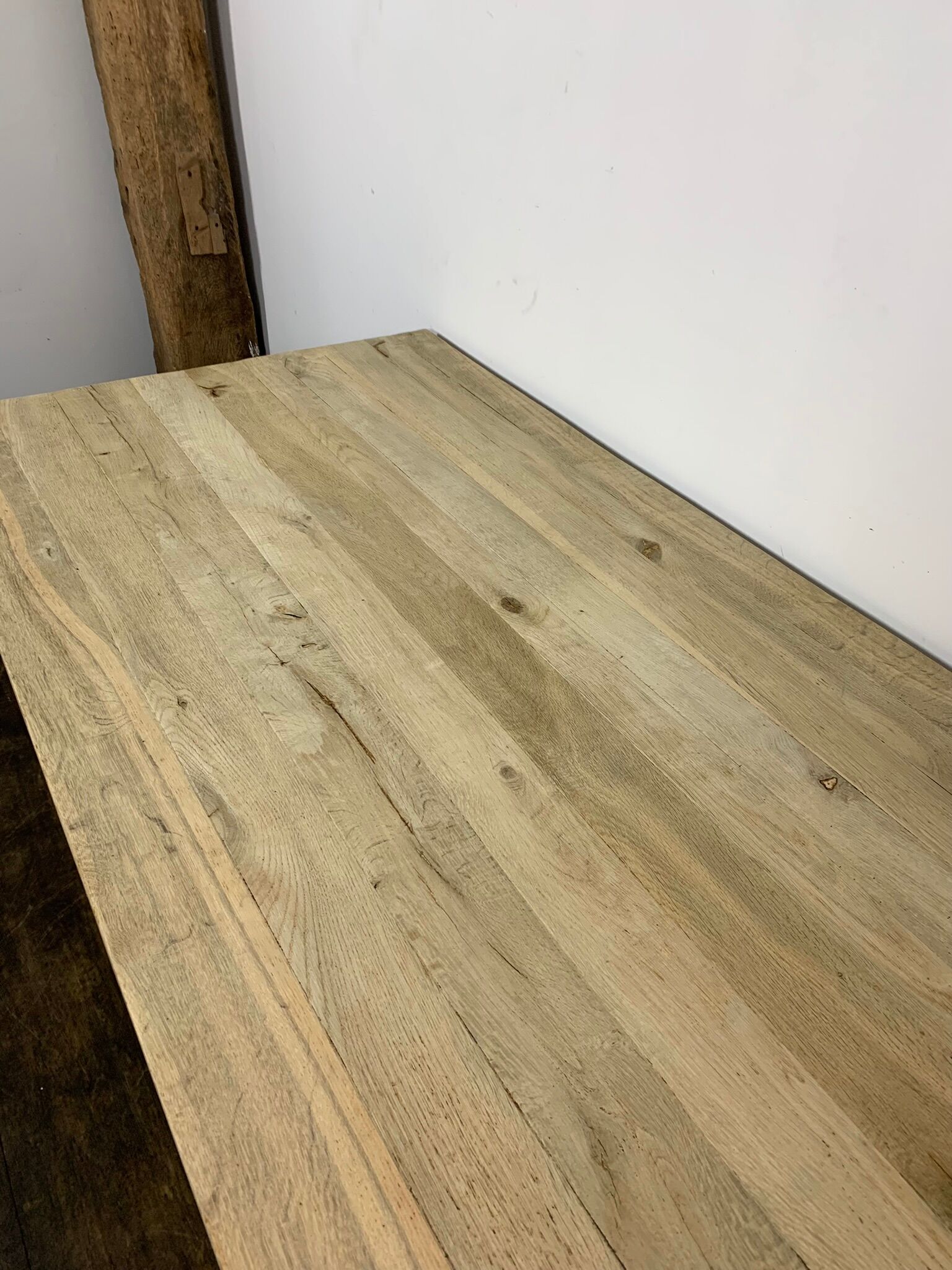 Massive oak dining table