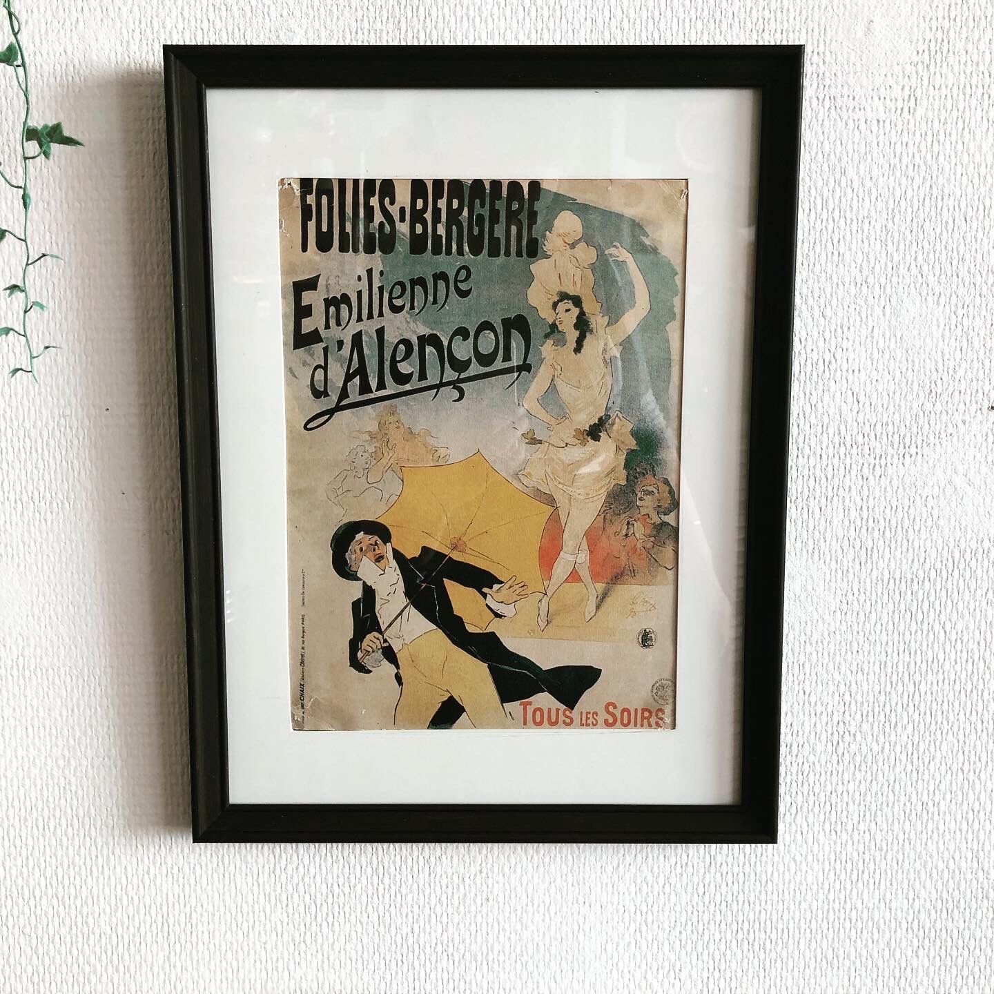 Poster cabaret Emilienne d'Alencon