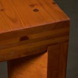 Square Top Pinewood Dining Table