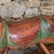 Ancien cheval de manège en bois