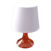 Lampe orange par Carl Ojerstam pour IKEA