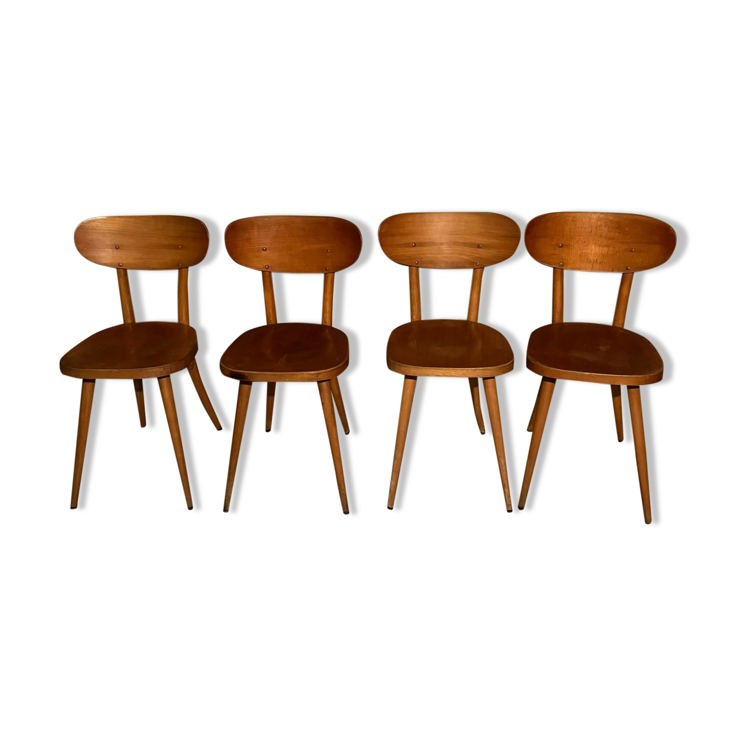 Set of 4 Baumann 731 chairs