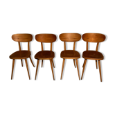 Set of 4 Baumann 731 chairs