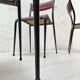 Suite de 4 chaises vintage Mullca 510.