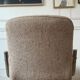Armchair, chrome and fabric chair, 1970