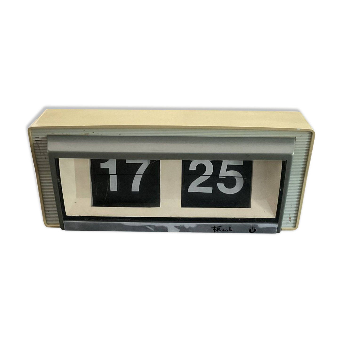 Vintage 70s flash window clock