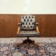 Chaise de bureau Chesterfield anglaise classique marron