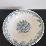 Set of 6 hollow plates iron earth