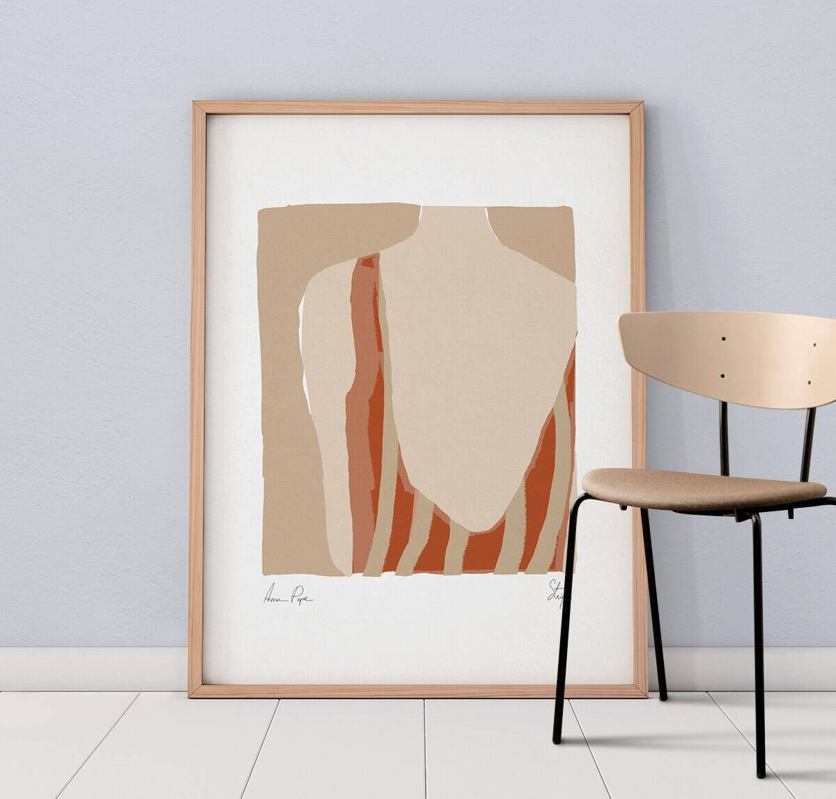 Female figure giclee art print, 50x70cm