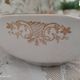 K&G Lunéville Badonviller earthenware bowl Bird-Lyre pattern