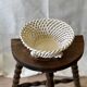 Antique twisted ceramic basket 1930