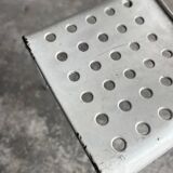 White Lacquered Steel Omstak Chair by Rodney Kinsman for Bieffeplast (1971) Industrial Sled Base